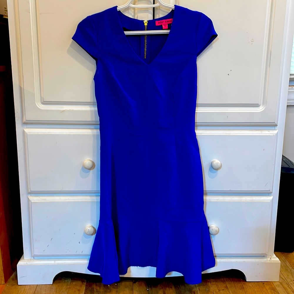 Betsey Johnson mid length dress.